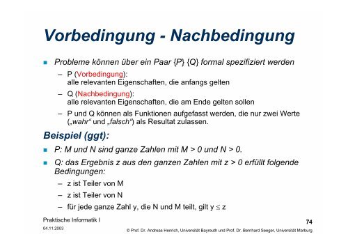 Kapitel 3 - Algorithmen und Methoden