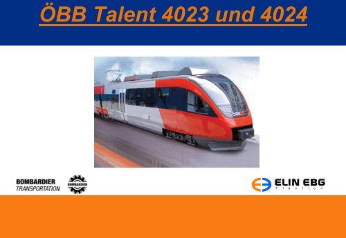ÖBB Talent 4023 und 4024 - Bahnnews-Austria
