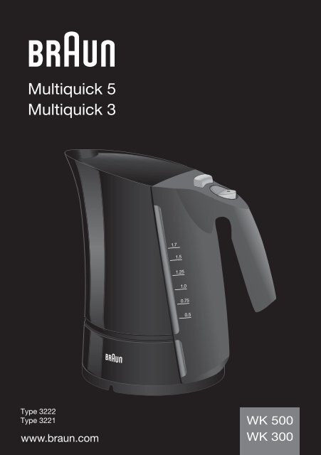 Multiquick 5 Multiquick 3 - Braun Consumer Service spare parts use ...