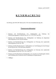 KUNDMACHUNG - Schmirn