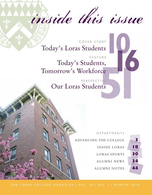 Today's Loras Students Today's Students ... - Loras College
