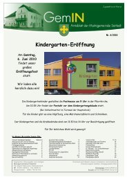 Kindergarten-Eröffnung - Sattledt