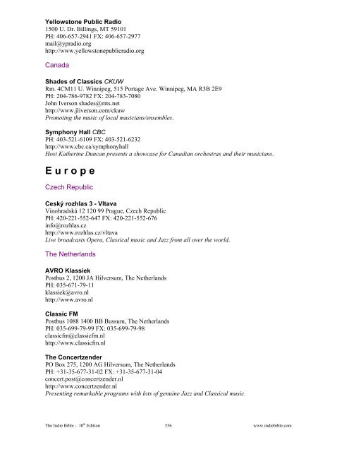 E urope - Parent Directory