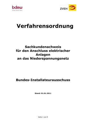 Verfahrensordnung TREI als PDF - Elektro-Innung Regensburg
