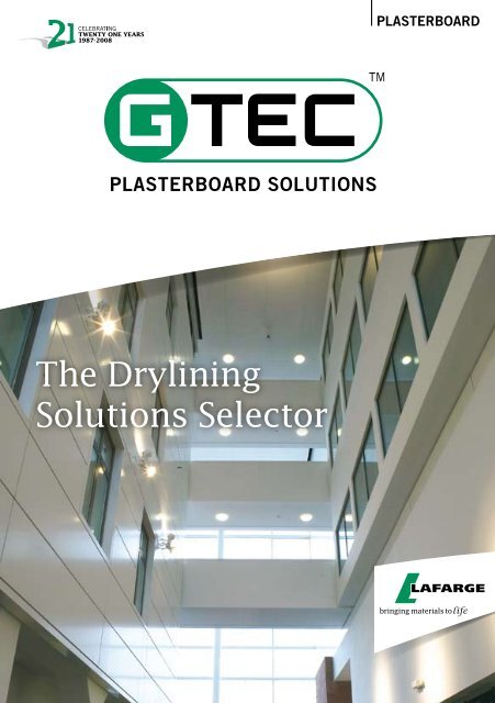 The Drylining Solutions Selector - Howarth Timber