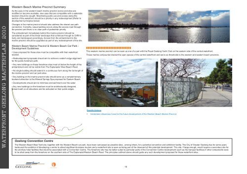 Strategic Projects along the Waterfront - City of Greater Geelong