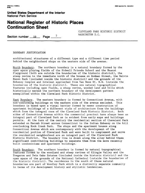 National Register of Historic Places Registration Form