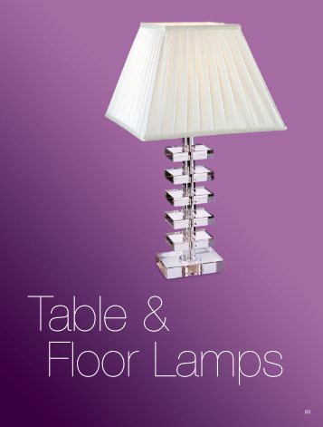 Table & Floor Lamps - Firstlight products