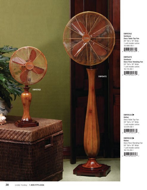 2012 Decorative portable fan collection - Mel's Sales & Service