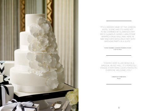 download events brochure - Claridge's