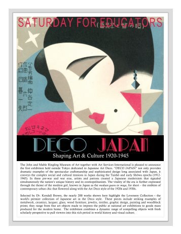 DECO JAPAN - Ringling Museum of Art