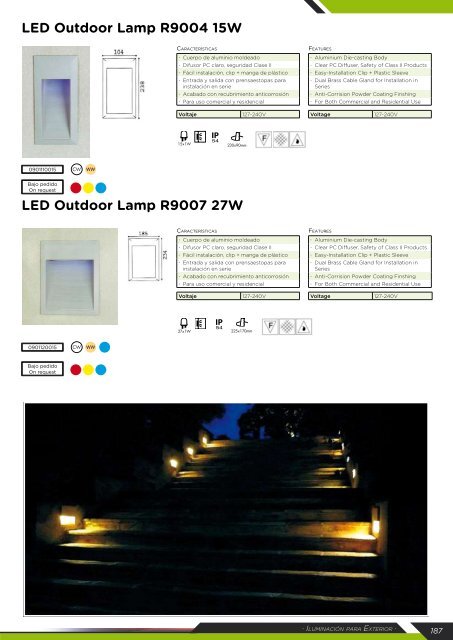 Iluminacion para exterior - Led & Led