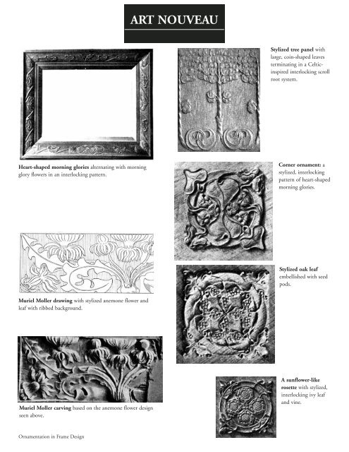 PICTURE FRAMING MAGAZINE Ornamentation In Frame Design