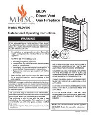 Dv5200mb Unvented Gas Log Heater Or Vented Decorative