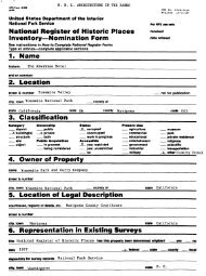 National Register of Historic Places Inventory Nomination Form