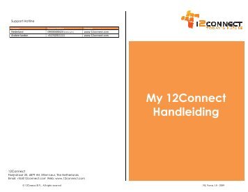 My 12Connect Handleiding - Lansing Telecom