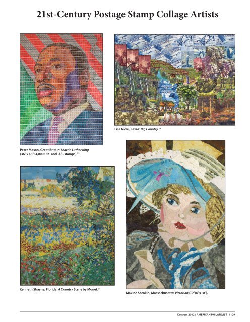 21st-Century Postage Stamp Collage Artists - American Philatelic ...