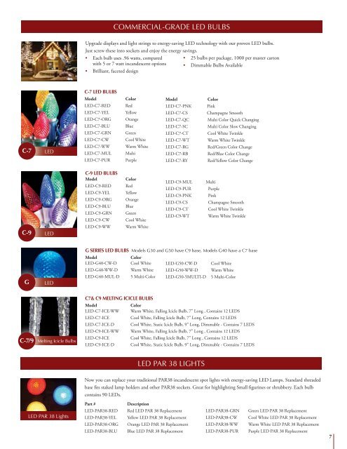 2012 Holiday Lighting Catalog - Reinders.com