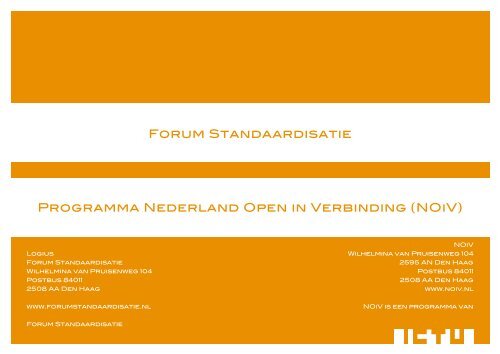 HANDREIKING MuLTImEDIAFORmATEN - Forum Standaardisatie