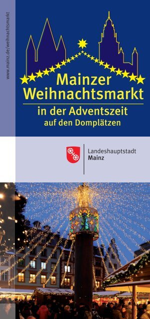 Markt-Flyer - Mainzer Weihnachtsmarkt e.V.