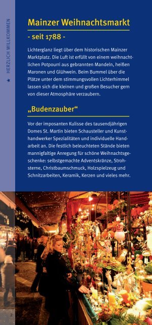 Markt-Flyer - Mainzer Weihnachtsmarkt e.V.