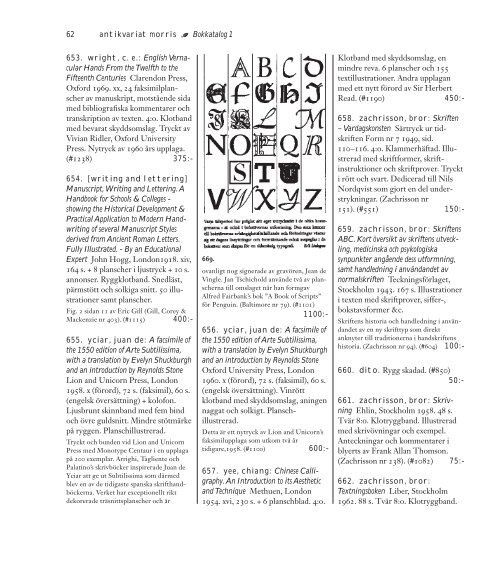 Bokstavsformer & Typsnitt ≈ Letterforms & Printing Types Kalligrafi ...