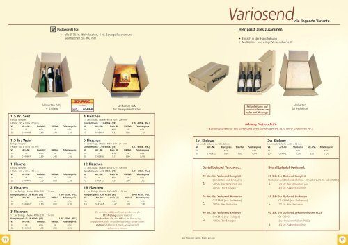 bottlepack 2011/2012 - Moser Verpackungsmanufaktur