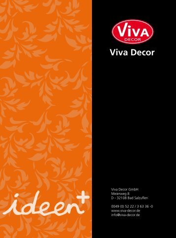 Produkte Katalog Viva Decor 1 - Basteltreff.ch