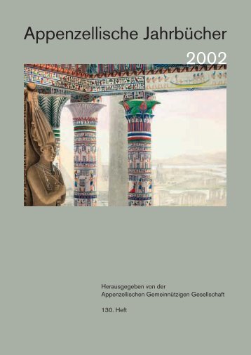 Appenzellische Jahrbücher 2002 - Appenzellische Gemeinnützige ...
