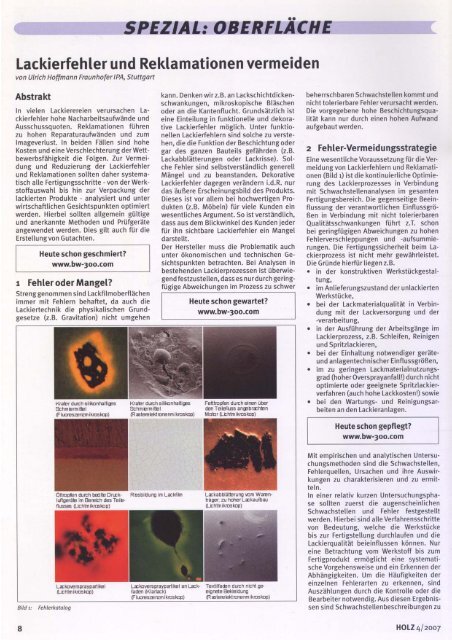 Lackierfehler vermeiden - Clou