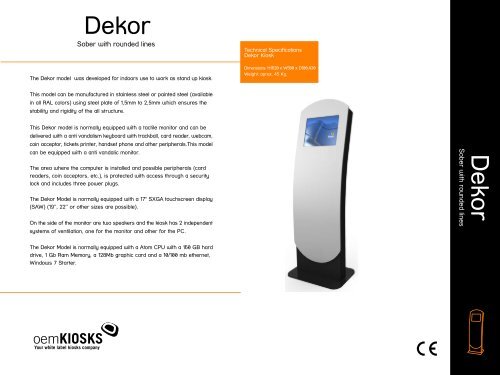 Dekor Kiosk - oemKIOSKS