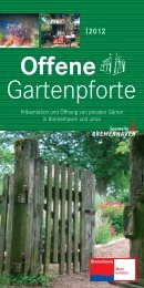 Offene Gartenpforte - Offene Pforten in Niedersachsen