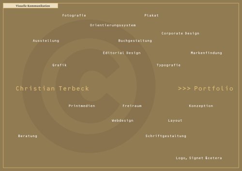 Porfolio PDF - bei Christian Terbeck