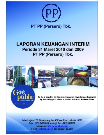 LAPORAN KEUANGAN INTERIM - Jakarta Stock Exchange