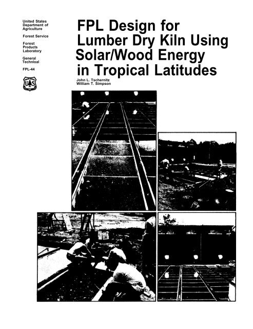 FPL Design for Lumber Dry Kiln Using Solar - Forest Products ...