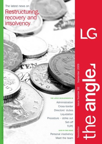 Restructuring, recovery and insolvency - LG