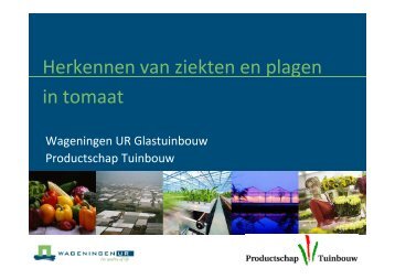 Nederlandse poster - Productschap Tuinbouw