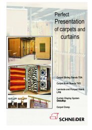 download brochure: carpet and curtain display systems