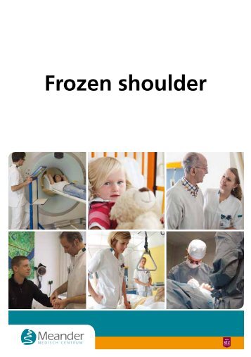 Schouder, frozen shoulder - Meander Medisch Centrum