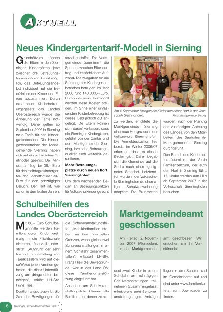 Ausgabe September 2007 - Sierning