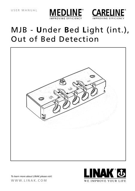MJB - Under Bed Light (int.), Out of Bed Detection - Linak.com