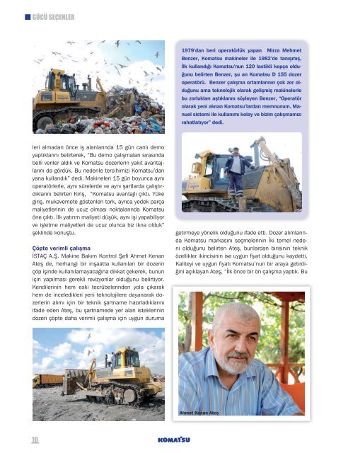 İº Makinaları Sayı:16 - KOMATSU