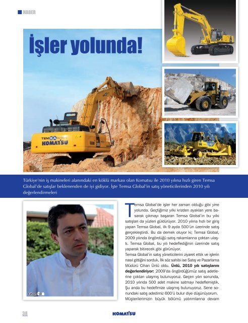 İº Makinaları Sayı:16 - KOMATSU