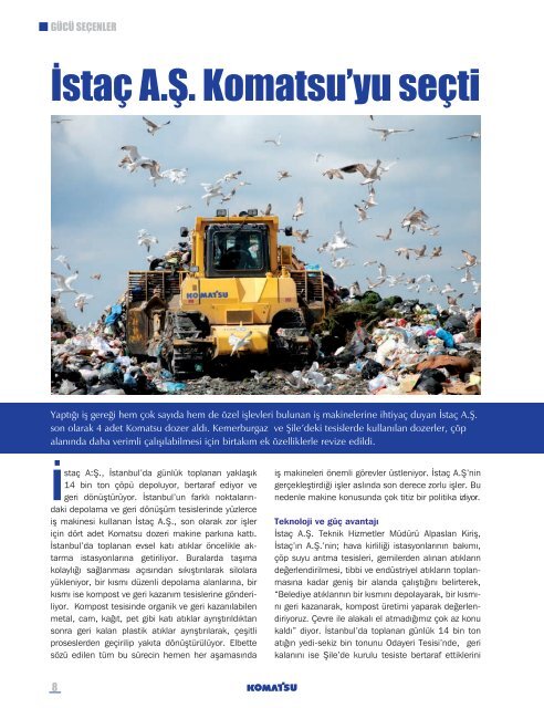 İº Makinaları Sayı:16 - KOMATSU