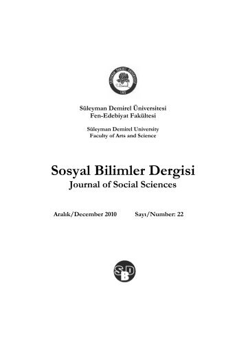 Süleyman Demirel Üniversitesi Fen Edebiyat Fakültesi