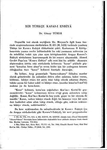 bir türkçe kasas-ı enbiy a
