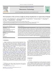 The formation of bio-oil from sludge by deoxy-liquefaction in ...