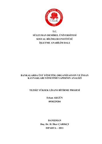 Download (1044Kb) - Süleyman Demirel Üniversitesi