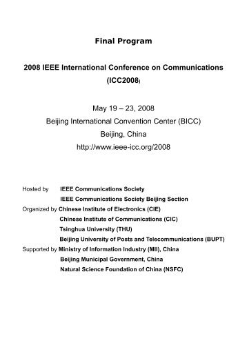 ICC2008 - IEEE ICC 2013