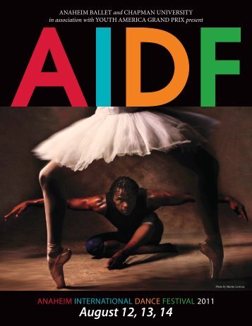 August 12, 13, 14 - Anaheim Ballet